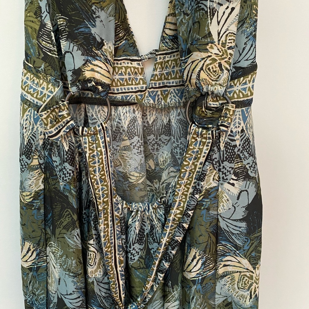 NWOT!! Free People tie back mini dress - Picture 13 of 14